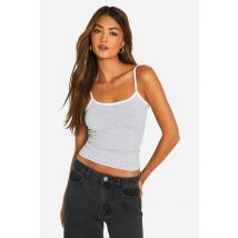 Veste En Jean Sans Manches - Gris Perle - 44, Gris Perle