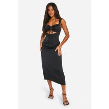 Robe Longue Nouée - Noir - 38, Noir