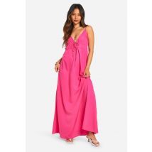 Robe Longue À Bretelles - Rose - 44, Rose