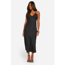 Robe Mi-Longue À Bretelles - Noir - 36, Noir