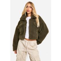 Veste En Synthétique - Vert Olive - 40, Vert Olive