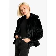Veste Mi-Longue En Synthétique - Noir - 40, Noir