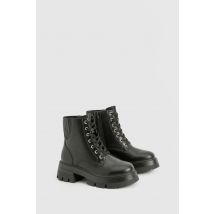 Chaussures De Randonnée À Lacets Pour Pieds Larges - Noir - 38, Noir