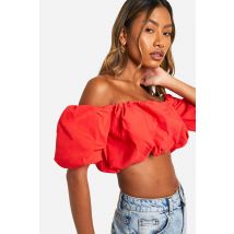 Bengaline Puffball Bubble Top - Rouge - 14, Rouge