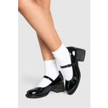 Bottines En Synthétique À Plateforme - Noir - 37, Noir