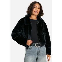 "Tall" - Veste Courte En Synthétique - Noir - 44, Noir
