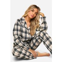 Ensemble De Pyjama À Carreaux - Marron - 36, Marron