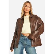 Veste Zippée - Marron - 36, Marron