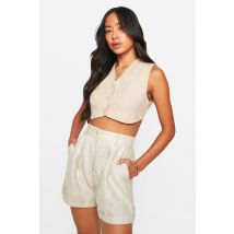 Gilet De Costume Court Sans Manches - Lumineux - S, Lumineux