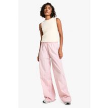 "Tall" - Pantalon Large À Rayures - Rose - 34, Rose