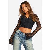 "Petite" - Top En Dentelle - Noir - 42, Noir
