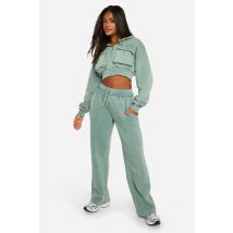 Survêtement Cargo Oversize Délavé - Vert Kaki - S, Vert Kaki