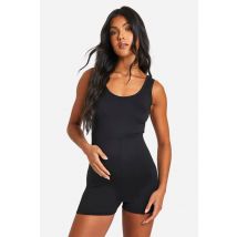Maternité - Combishort De Grossesse Super Doux - Noir - 36, Noir