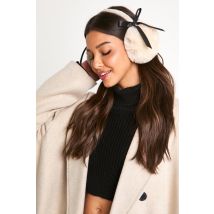 Cache-Oreilles En Synthétique - Beige - One Size, Beige