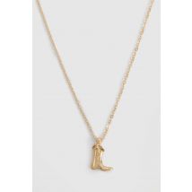 Collier Santiags - Jaune Or - One Size, Jaune Or