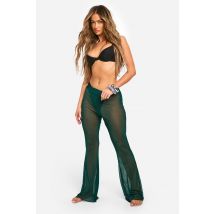 Pantalon De Plage En Mesh - Vert Émeraude - M, Vert Émeraude
