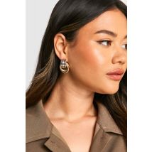 Boucles D'Oreilles Pendantes En Métal - Multicolore - One Size, Multicolore