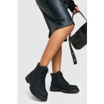 Chaussures De Randonnée À Lacets Et Semelle Épaisse - Noir - 38, Noir