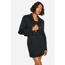 "Tall" - Robe Bustier Courte Et Blazer Court - Noir - 46, Noir