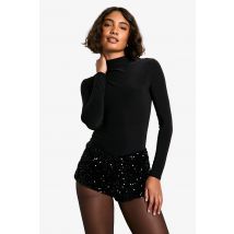 "Tall" - Short Court En Velours - Noir - 40, Noir