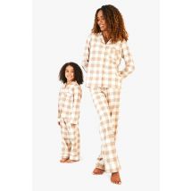 Pyjama À Carreaux Et Carreaux - Marron - 34, Marron