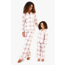 Pyjama À Carreaux Avec Mini-Moi - Rose - 38, Rose