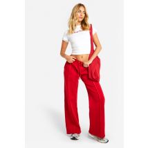 Ensemble À Détails En Dentelle Avec T-Shirt Et Jogging - Rouge - L, Rouge