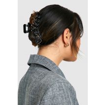Pince À Cheveux À Motif Cœur - Noir - One Size, Noir