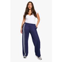 Grande Taille - Jogging À Rayures - Bleu Foncè - 56, Bleu Foncè