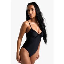 Maillot De Bain Une Pièce - Noir - 40, Noir