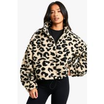 "Petite" - Bomber Oversize À Imprimé Léopard - Leopard - 42, Leopard