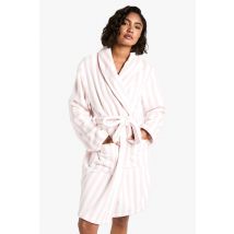 "Tall" - Robe De Chambre À Rayures - Rose - 38, Rose