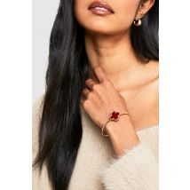 Bracelet Trèfle À Cerise - Rouge Cerise - One Size, Rouge Cerise