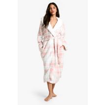 Robe De Chambre Courte À Capuche - Rose - M, Rose