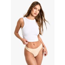 String Sans Coutures - Nude - S, Nude