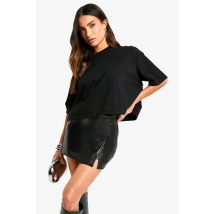 "Petite" - Jupe-Short Fendue - Noir - 38, Noir