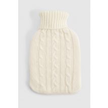 Bouillotte En Maille Torsadée - Blanc Cassé - One Size, Blanc Cassé