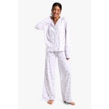 Ensemble De Pyjama À Imprimé Nœud - Blanc - 34, Blanc