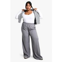 Grande Taille - Pantalon Boxer À Rayures Fines - Gris - 56, Gris