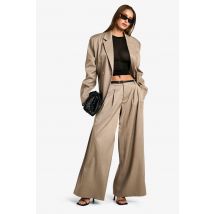 Pantalon Large Habillé - Beige Moka Clair - 40, Beige Moka Clair