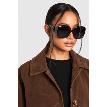 Lunettes De Soleil Oversize Écaille De Tortue - Marron - One Size, Marron
