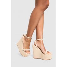 Chaussures Compensées À Plateforme - Blanc - 38, Blanc