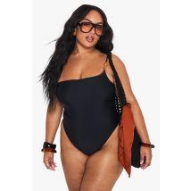 Grande Taille - Maillot De Bain Asymétrique - Noir - 54, Noir