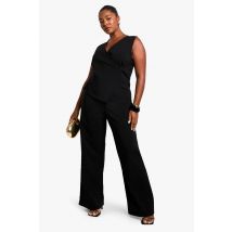Grande Taille - Combinaison Sans Manches - Noir - 44, Noir