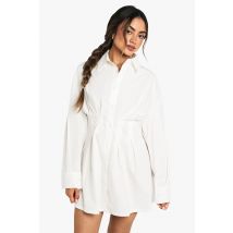 Robe Chemise Cintrée - Blanc - 36, Blanc