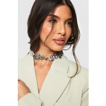 Collier Argenté - Gris - Argent - One Size, Gris - Argent