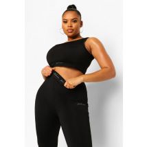 Grande Taille - Brassière De Sport À Bande Élastiquée - Noir - 44, Noir