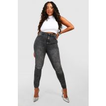 Grande Taille - Jegging Délavé - Gris - 50, Gris