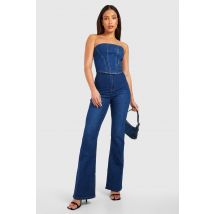 "Tall" - Jean Moulant Flare Taille Haute - Bleu - 44, Bleu