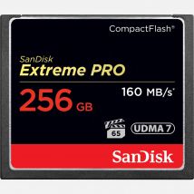 Carte mémoire CompactFlash SanDisk Extreme PRO, 160 Mo/s, 256 Go